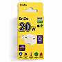 Сетевое зарядное устройство EnZo GaN PRO USB  Type-C 20W PD/QC белый, W20-1C